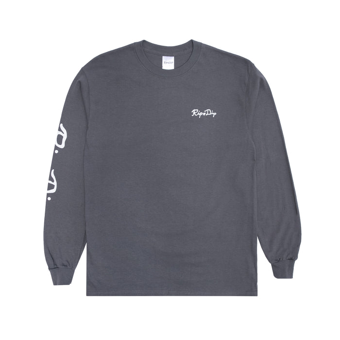 RIPNDIP Nermal Lisa Long Sleeve (Charcoal)