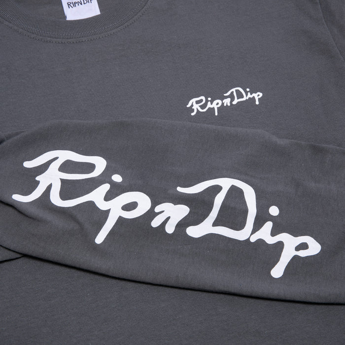 RIPNDIP Nermal Lisa Long Sleeve (Charcoal)
