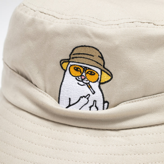 RIPNDIP Nermal S Thompson Bucket Hat (Tan)