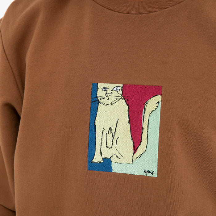 RIPNDIP Nermhol Crewneck (Brown)