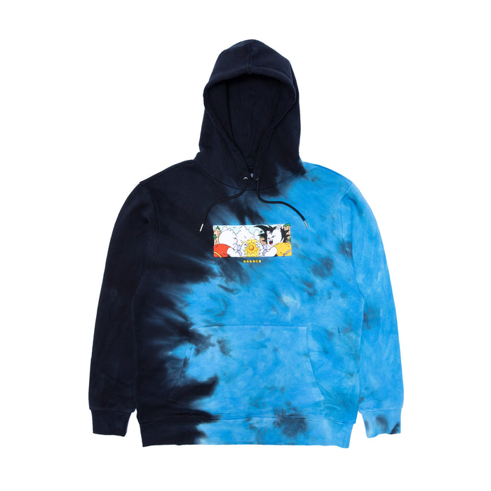 RIPNDIP Nermku Battle Hoodie (Black/Blue Dye)