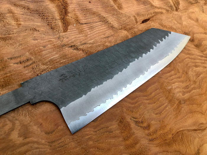 Nigara Hamono SG2 Kurouchi Tsuchime Bunka  180mm - Blade Only