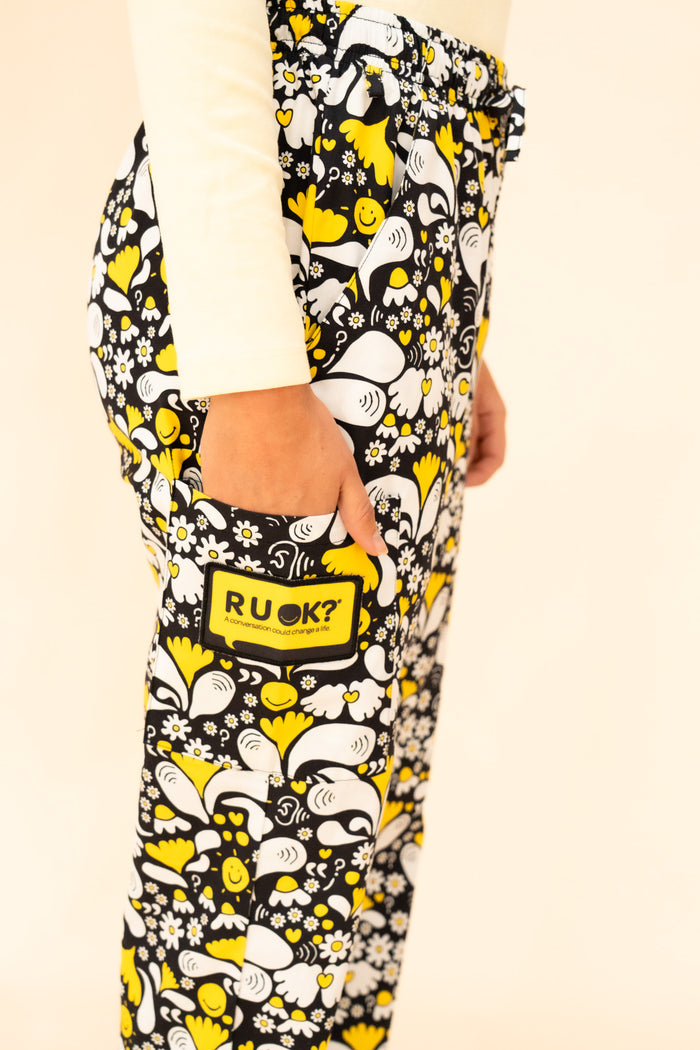 November Pre-Order RU OK?   – Unisex Printed Scrub Pant