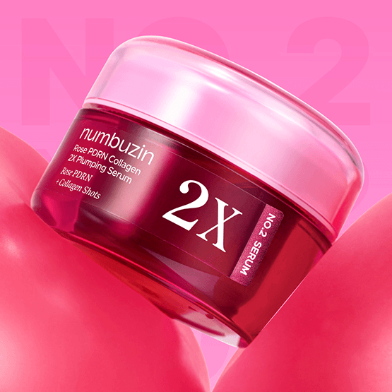 [numbuzin] No.2 Rose PDRN Collagen 2X Plumping Serum 30ml - Ballagrio