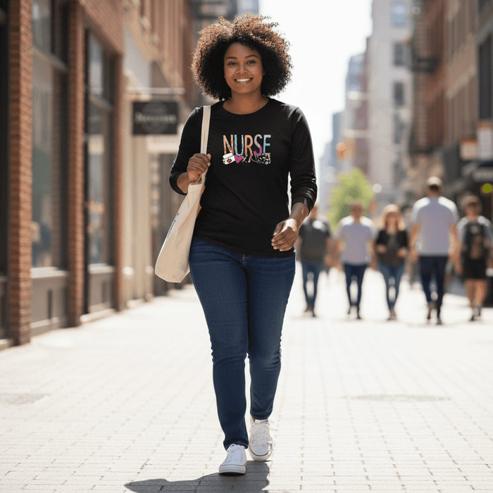 Nurse Life Shirt - Nursecaresuites - Online Healthcare Boutiqueblack nurse shirtbreathable nurse shirtcasual nurse outfit