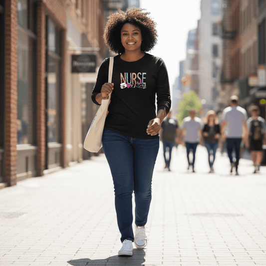 Nurse Life Shirt - Nursecaresuites - Online Healthcare Boutiqueblack nurse shirtbreathable nurse shirtcasual nurse outfit