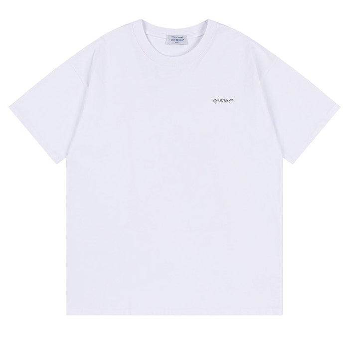 OFF WHITE 3D Letter Pattern T-Shirts