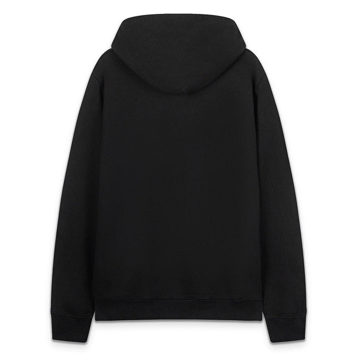 Off White Black Cotton Hoodie