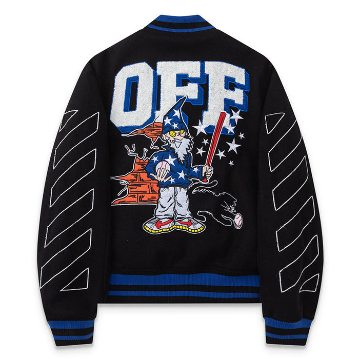 OFF WHITE Logo-Embroidered Jacket