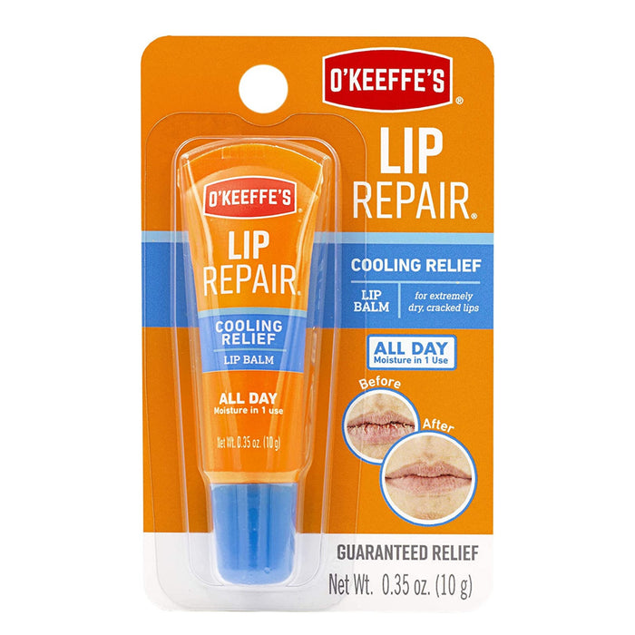O'KEEFFE'S Lip Repair Cooling Relief LIP BALM {Tube} مرطب الشفاه