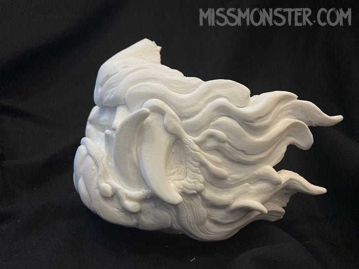 (OPENS FRIDAY AT 2PM PST) SNARL HALF MASK BLANK- *** PRE-ORDER! WILL NOT SHIP FOR 3-6 WEEKS***