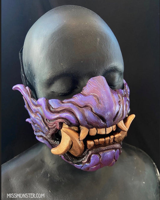 ( OPENS FRIDAY OCT 2ND 2PM PST) SNARL HALF MASK BLANK- *** PRE-ORDER! WILL NOT SHIP FOR 3-6 WEEKS***