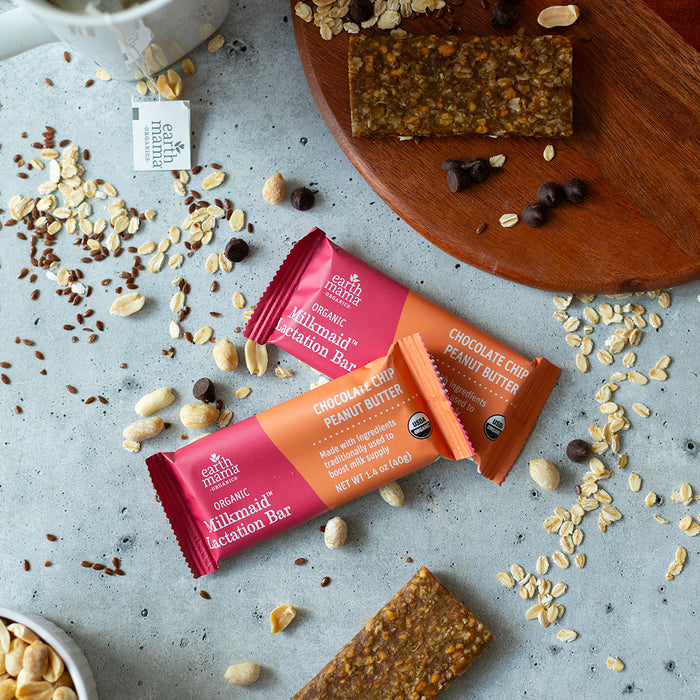 Organic Milkmaid Lactation™ Bar Chocolate Chip Peanut Butter