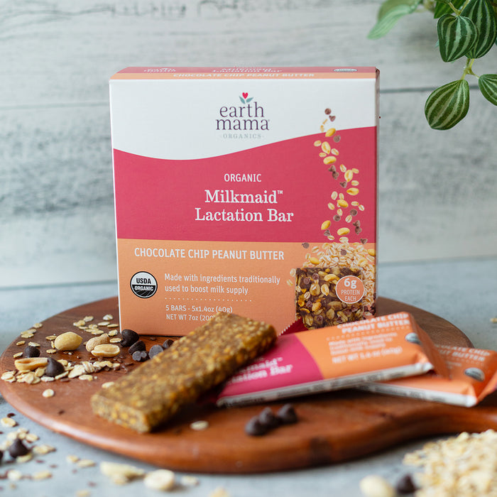 Organic Milkmaid Lactation™ Bar Chocolate Chip Peanut Butter