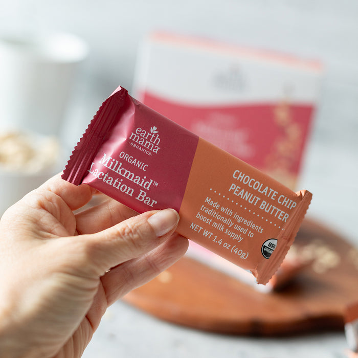 Organic Milkmaid Lactation™ Bar Chocolate Chip Peanut Butter