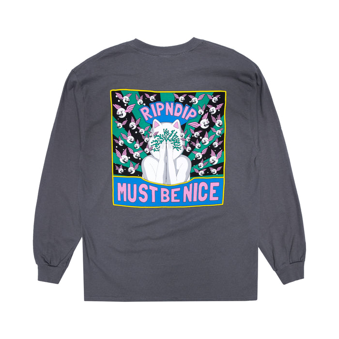 RIPNDIP Overthinking Long Sleeve (Charcoal)