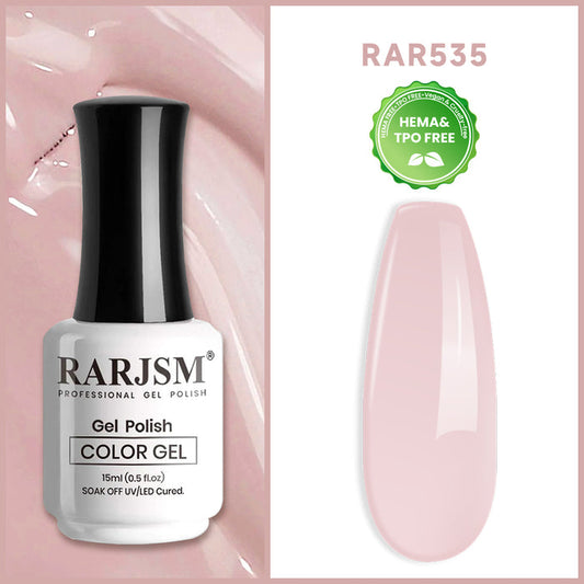Oyster Pink|RARJSM ® Nude Pink Classic Color Gel Polish|15ml #535