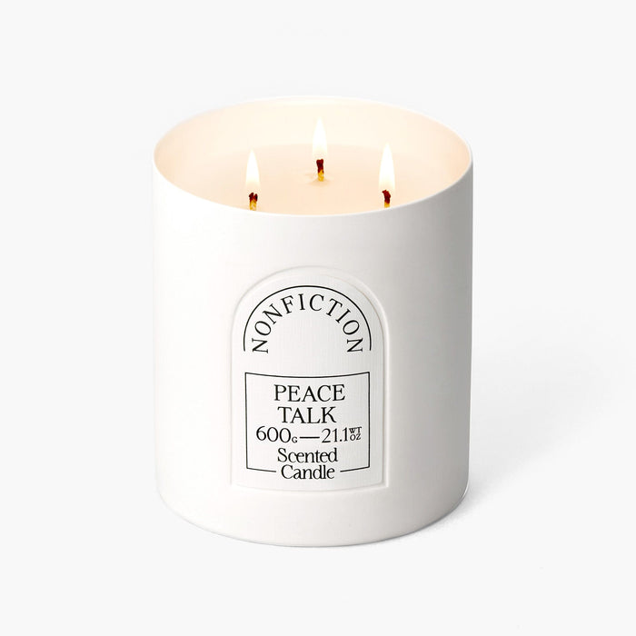 NONFICTION Candle 600G PEACE TALK Large Scented Candle