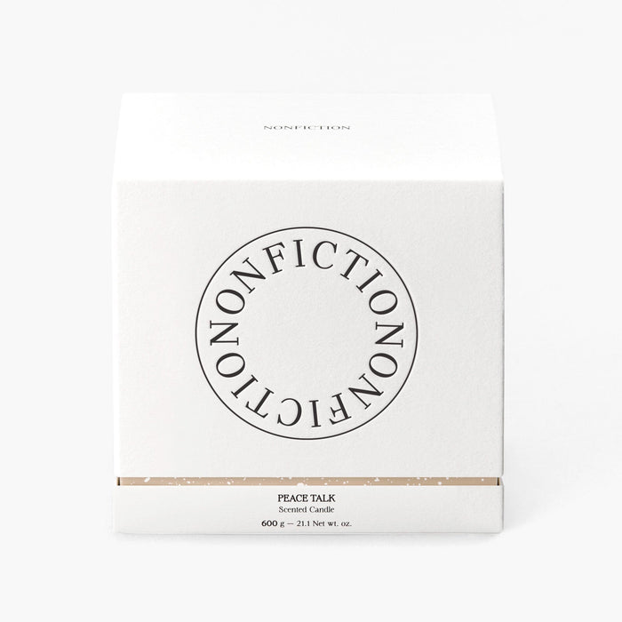 NONFICTION Candle 600G PEACE TALK Large Scented Candle