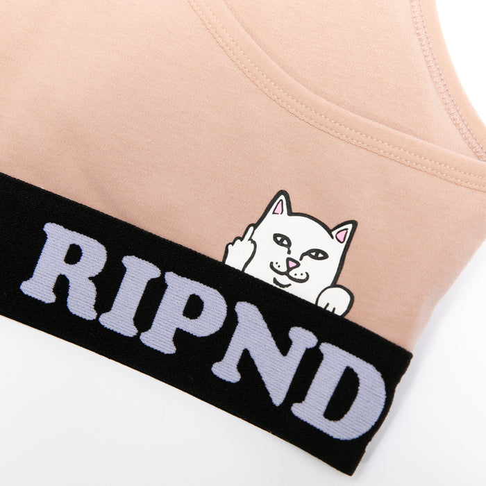 RIPNDIP Peeking Nermal Sports Bra (Blush)