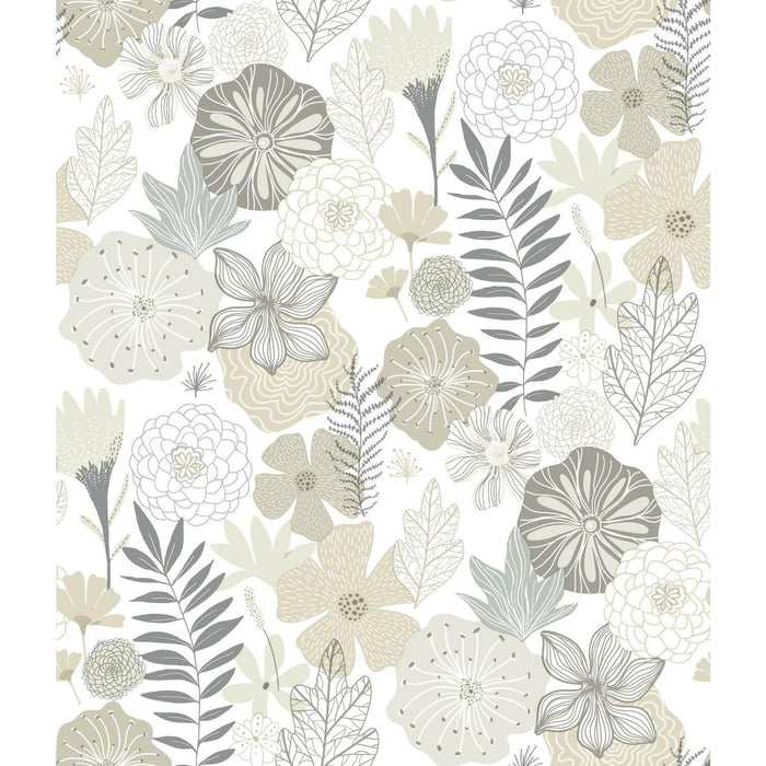 Perennial Blooms Peel & Stick Wallpaper - EonShoppee
