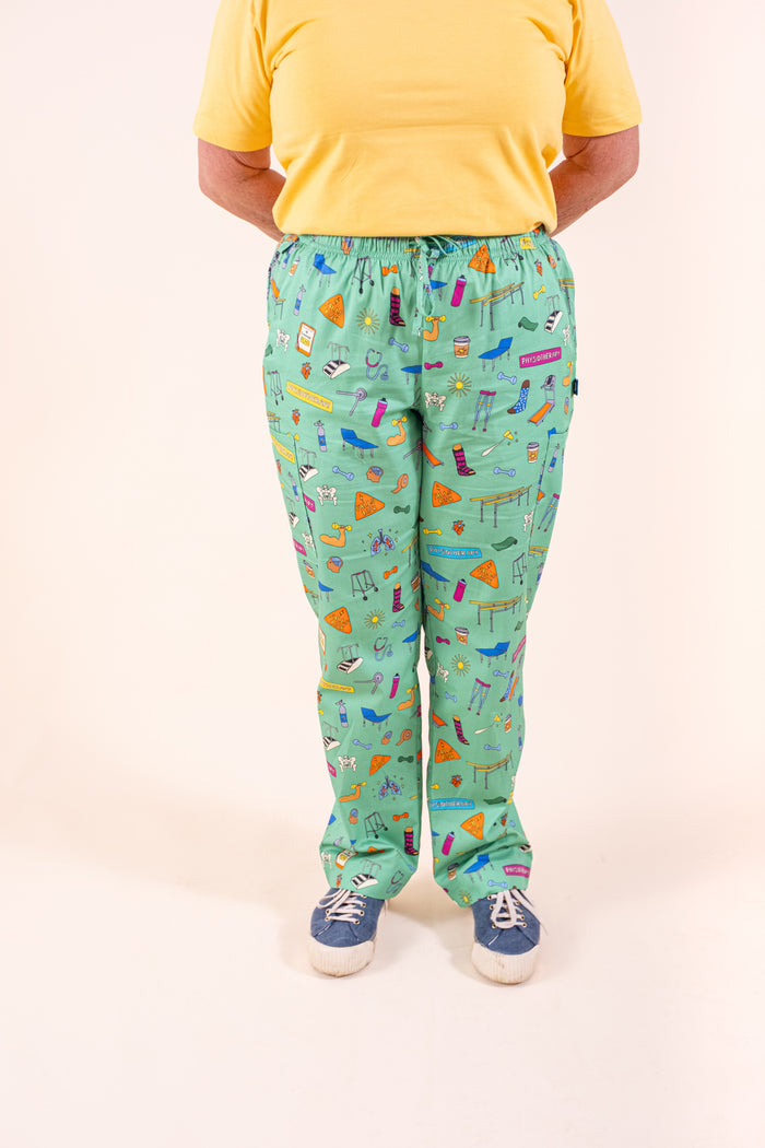 Physiotherapy – Unisex Printed Scrub Pant
