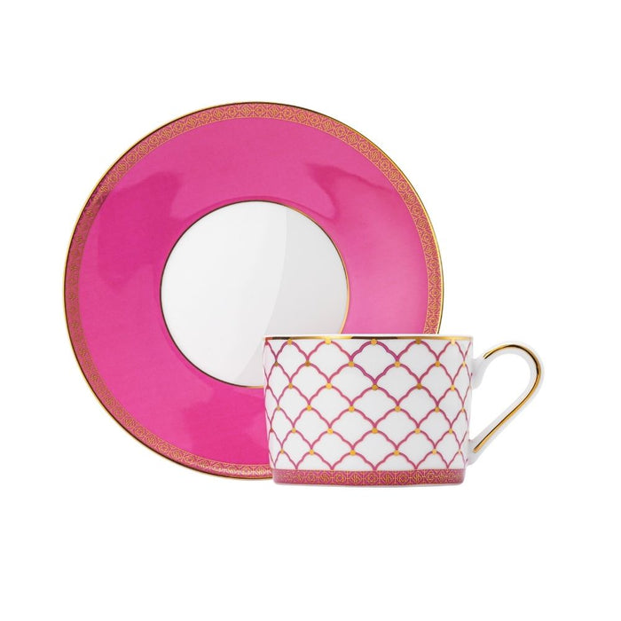 [Pickup Only] Begonia Cup and Saucer 170ml (Pink)