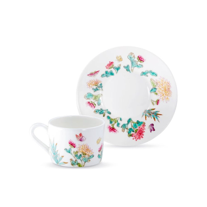[Pickup Only] Butterflies in Love Cup and Saucer 170ml