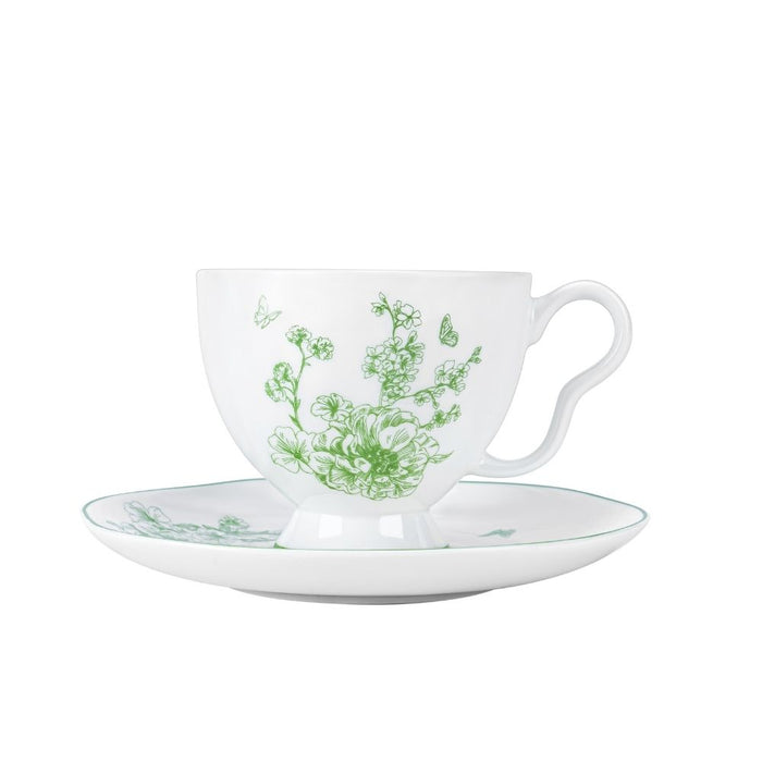 [Pickup Only] Peony Cup and Saucer 130ml