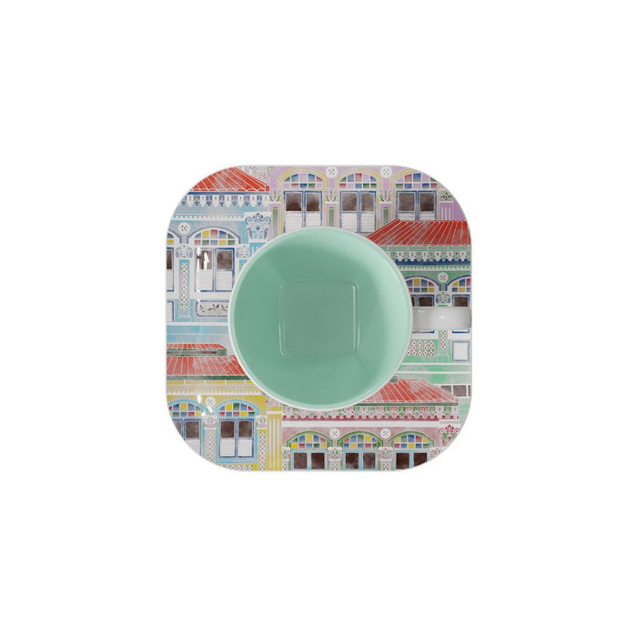[Pickup Only] Watercolor Joochiat Cup and Saucer 100ml (Green)
