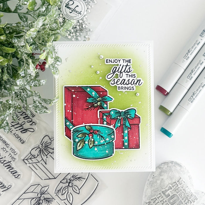 Pinkfresh Studio Clear Stamp Set 4"X6" - Christmas Presents