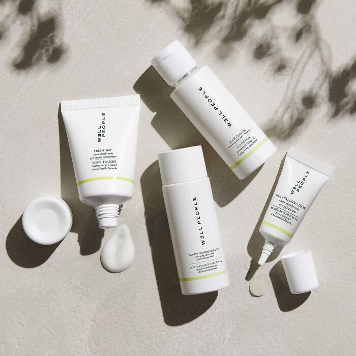 well people travel skincare set