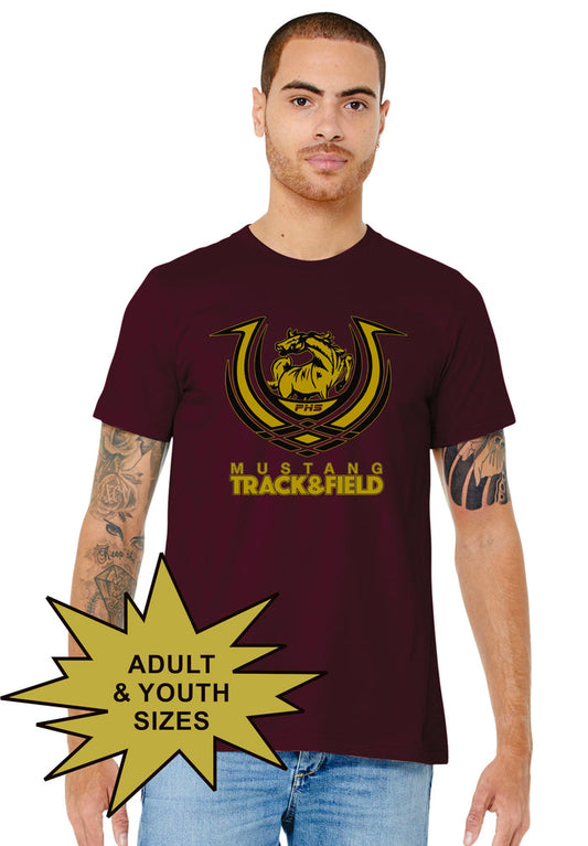 Pondo ATHLETE Track & Field Bella Canvas Tee