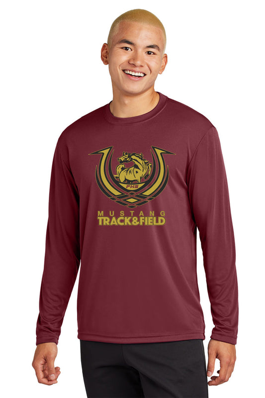 Pondo ATHLETE Track & Field Wicking Long Sleeve Tee