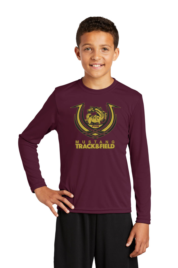 Pondo ATHLETE Track & Field Wicking Long Sleeve Tee