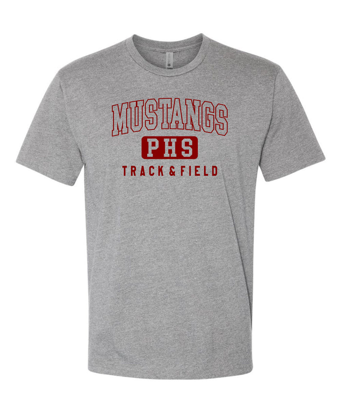 Pondo FAN Track & Field ATHLETIC Tee- matte and glitter