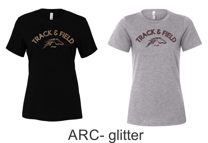 Pondo FAN Track & Field Ladies Bella Canvas Tee- 4 designs