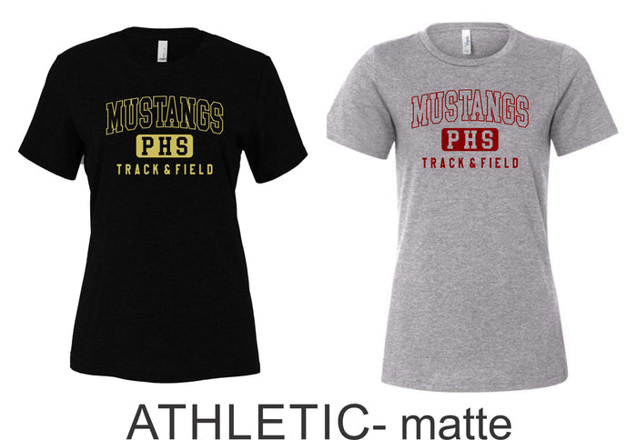 Pondo FAN Track & Field Ladies Bella Canvas Tee- 4 designs