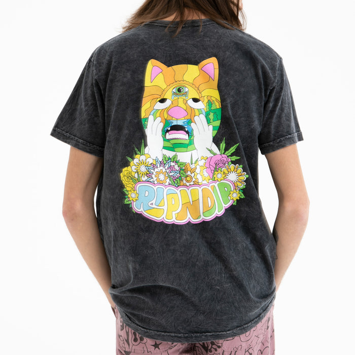 RIPNDIP Pretty Sad Tee (Black Mineral Wash)