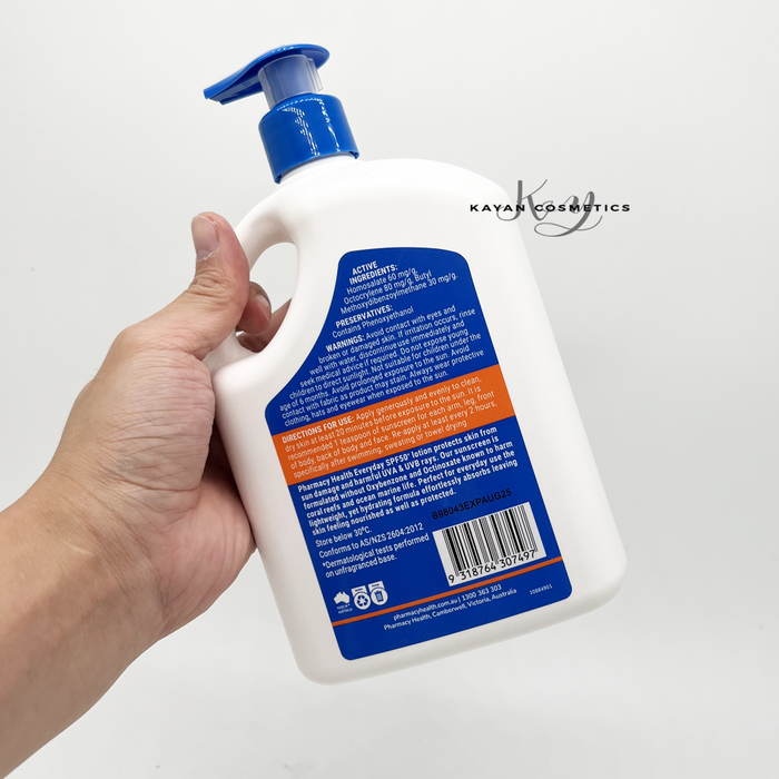 priceline EVERYDAY Sunscreen Lotion Sunscreen Lotion spf50 1000ml