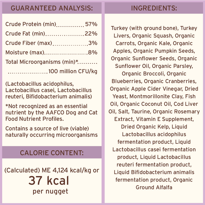 Primal Freeze Dried Raw Turkey Nuggets for Cats