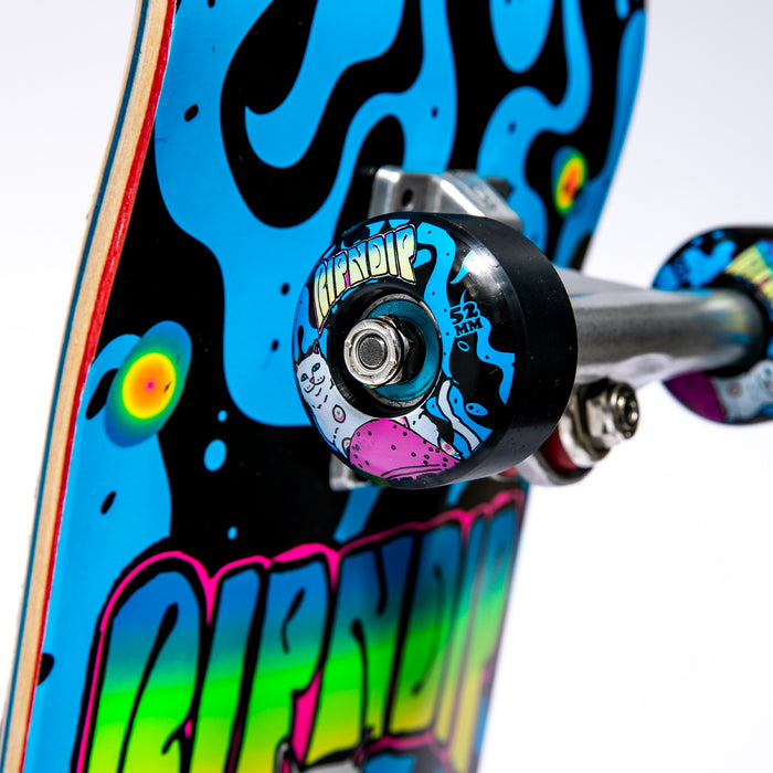 RIPNDIP Psychedelic Complete Skateboard (Blue)