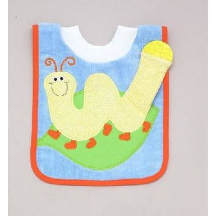 Pullover Terry Bib aand Teether-Caterpillar