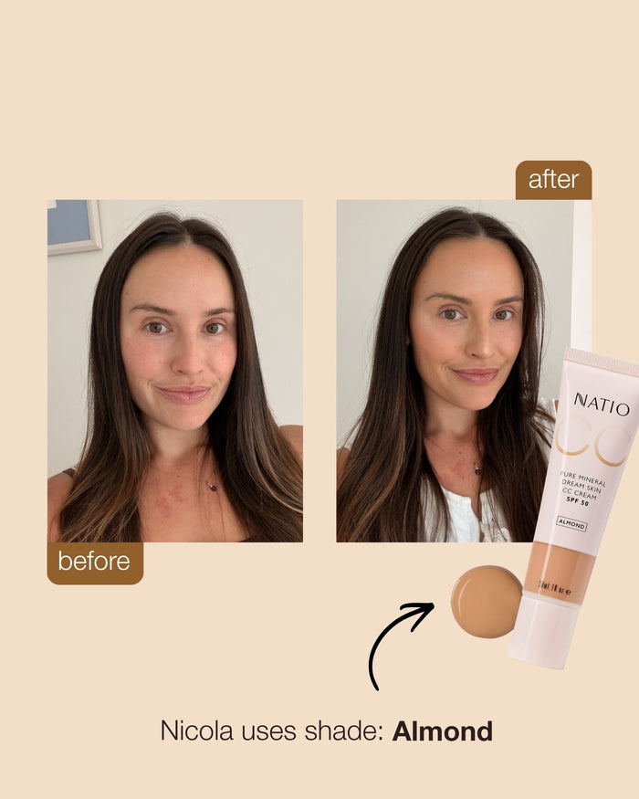 Pure Mineral Dream Skin CC Cream SPF 50 Almond