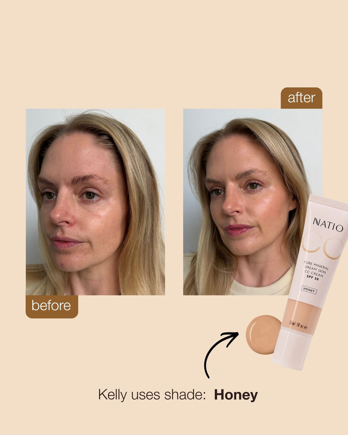 Pure Mineral Dream Skin CC Cream SPF 50 Honey