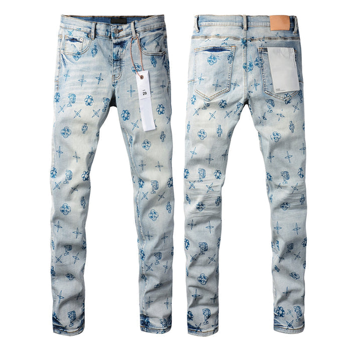 PURPLE  Fashion Jeans 9063