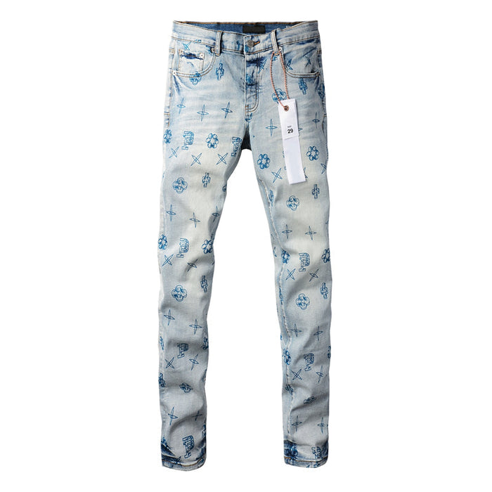 PURPLE  Fashion Jeans 9063