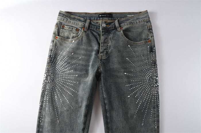 PURPLE  Fashion Jeans 9122