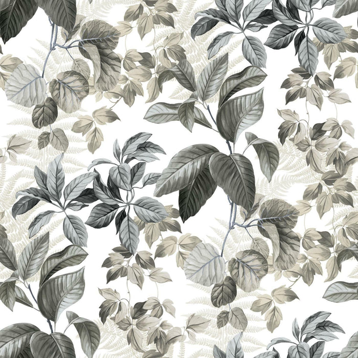 Rainforest Neutral Leaves Peel & Stick Wallpaper - EonShoppee