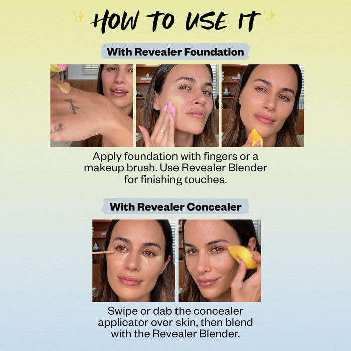Revealer Dual-Ended Makeup Blender - Makeup - Kosas - RevealerBlender_pdp_Kosas_08 - The Detox Market |